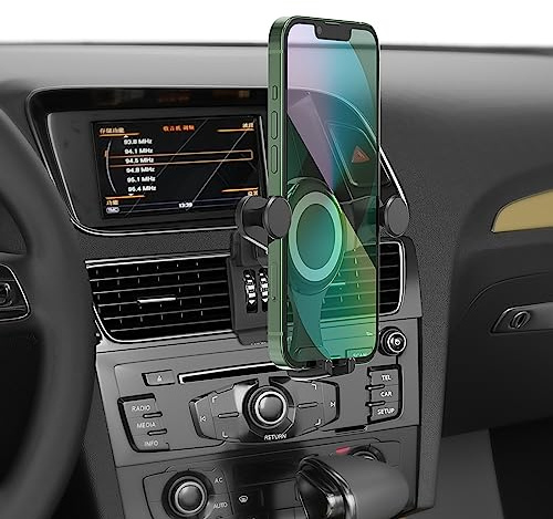 KOYILTD Handyhalterung Auto für Kratzschutz KFZ Handy Halterung für Audi Q5 2010 2011 2012 2013 2014 2015 2016 2017 2018 Zubehör (Stil 1)