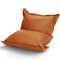 Green Bean XXL Riesen-Sitzsack aus Kunstleder mit EPS Perlen Füllung - 140 x 180 cm 380 Liter - Bean Bag Sitzkissen Sitzpuff Sitzsessel Bodenkissen Lounge - Cognac