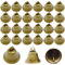 Hocansen 36 Stück Vintage Bronze Glöckchen 42x38mm Kleine Metall Glöckchen Weihnachts Deko Glocken Glöckchen Zum Basteln Für Machen Windspiele, Urlaubs Dekoration und Handgemachte (LD)