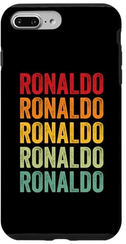 iPhone 7 Plus/8 Plus Ronaldo Rainbow Repetition of Ronaldo Name Text Case