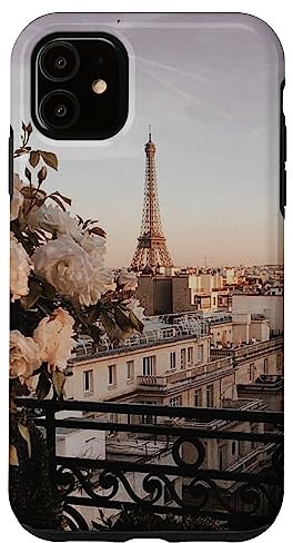 Hülle für iPhone 11 Nostalgisches Foto Blick Eiffelturm Paris Frankreich Handyhülle