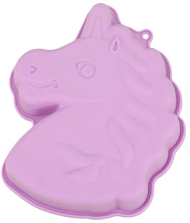 LuLiyLdJ Moule Gateau Enfant, Moule a Gateau Silicone, Moule Gateau Silicone, Moules en Silicone Licorne,Moule a Gâteau Licorne,sans Bpa,Antiadhésif,pour Halloween Noël, pour Gâteau, Glace, 1 pièce