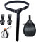 MVFEUIJ Halloween Nekromanten Anzug, Mittelalter Kleidung Zubehör, Wikinger Kleidung, Mittelalter Gürtel mit Beutel, FläSchchen, GüRtelschlaufe, für Cosplay Hexe KostüM ZubehöR (Schwarz)