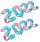 BCOATH 2 Sätze Ballon 2022 Neujahrsballon Luftballons für die Party 2022 Partydekoration Nummer wandverkleidung wand polsterung Party-Ballon-Dekor 2022 Farbverlaufsballons Aluminiumfolie