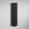 Mai & Mai Radiateur à Eau Chaude Mural Chauffage Central 180x46cm Radiateur Gris Noir Vertical en Acier FV
