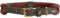 HUNTER Hundehalsband Malia, Farbe: Schokobraun/Dunkelbraun, aus geschmeidigem Tau & robustem Leder, leicht, strapazierfähig, moderner & eleganter Look, frische Farben, Made in Germany, Größe: 55