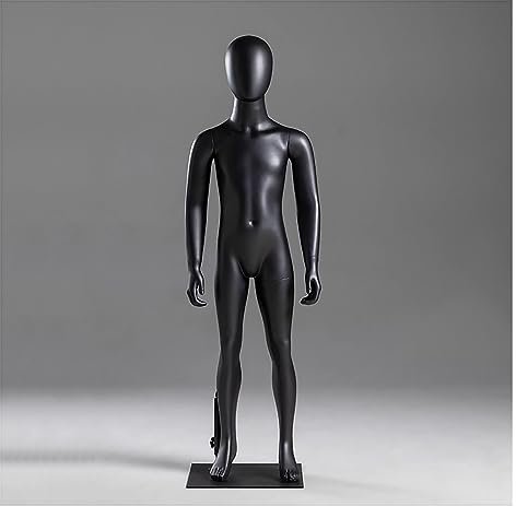CNBYDK Schaufensterpuppe Schaufensterpuppe Körper Kinderkleidung Schaufensterpuppe Ausstellungsständer Schwarz S Teen Sport Schaufensterpuppe Ganzk