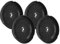 vhbw 4x Filtres à charbon actif compatible avec Candy CCT985/1X hotte aspirante