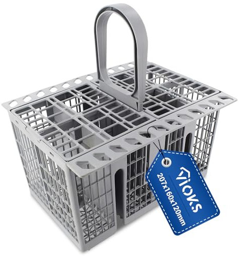 VIOKS Besteckkorb Spülmaschine 3-teilig Ersatz für Whirlpool Bаuknecht 488000386607 Indesit Hotpoint C00386607 Geschirrspüler Besteckkorb - Besteckkasten für Unterkorb & Körbe für Geschirrspüler