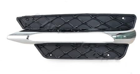 Kühlergrill Grill Auto Frontstoßstangengitter Schwarz Chrom Nebelscheinwerferabdeckung Für Für Benz Für W204 Für C250 Für C350 Für C-Klasse 2012 2013 2014 Grill Kühlergrill Vorne(Only 1 Left)