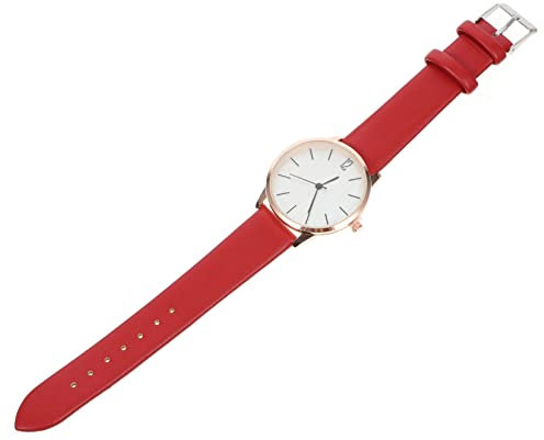 WOFASHPURET Reloj De Cuarzo para Mujer Reloj De Pulsera De Cuero Hebilla Ajustable para Usar Actividades Diarias