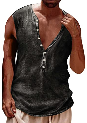 Canottiera Uomo Estiva Da Mare Gilet Smanicato Bodybuilding Ad Asciugatura Rapida Canotte Sportive Estivo Traspirante Leggero Canottiere Mare Palestra Allenamento Spiaggia Canotta Spalla Larga Casual