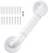 M.J COMFY-LIFE Bathroom Grab Bar Anti Slip Grab Rails Shower Safety Handle Handles with Luminous Ends for Bathtub Toilet Bathroom Stairway Handrail Kitchen (1PCS Grab Bar)