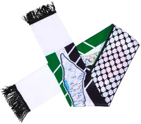 Beaupretty Palästina Keffiyeh Schal Herren Halstuch 59X5.7 Traditionelles Palästinensisches Tuch Für Alltag Und Outdoor Vielseitiges Accessoire Mit Weichem Tragegefühl