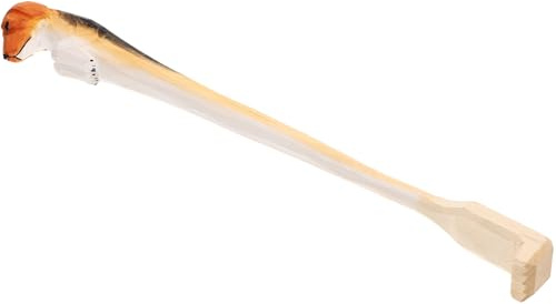 ROMISBABA Holz Rückenkratzer Tierdesign Tragbarer Rückenmassage Stab Langlebiges Massagegerät für Juckreiz Leicht und Praktisch für Hause und Geschenk