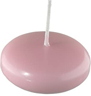 Unbekannt Kerzen, XXL Schwimmkerzen Rosa 4 x 8 cm, 8 Stück