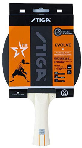 Stiga 1-Star Evolve tischtennisschläger, Red/Black, One Size