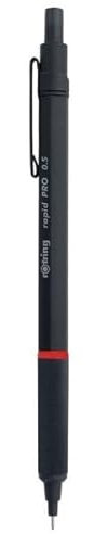 Rotring - Rapid Pro - Porte-mines Rapid PRO Noir Mat - Utilise des mines 0.5 mm - Mecanisme à Poussoir
