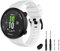 TopPerfekt GVFM Bracelet Compatible avec Garmin Forerunner 45, Band Montre Sport en Silicone, Forerunner 45 et Swim 2 Straps de Remplacement (Blanc)