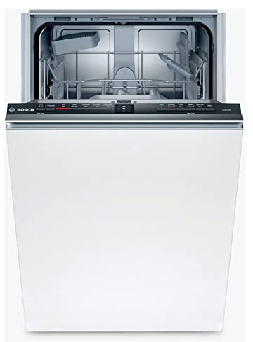 Bosch Home & Kitchen Appliances Bosch SPV2HKX39G Serie 2 Fully Integrated Dishwasher with 9 place settings, Home Connect, ExtraDry, InfoLight and DossageAssist, DuoPower Spray Arms, 60cm