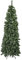 Albero di Natale Monte Vettore artificiale slim verde 972 rami con supporto in metallo alto 210cm