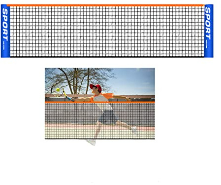 Tragbares Badminton-Netz-Set für Tennis, Fußball, Tennis, Volleyball-Trainingsnetz für Kinder, Erwachsene, Indoor/Outdoor, Sportnetz für Garten, Platz, Strand, Hinterhof