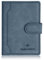 Impfpass Hülle Reisepasshülle, Urlaub Zubehör, Passhülle mit RFID-Blocker, Schutzhülle Tasche für Kreditkarten Reisepass, Ausweis und Reisedokumente, Reisezubehör/Cardholder/Travel Organizer (Blau)