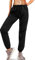 KUMAYES Schlankheits-Hose für Damen, Saunahose, Hot Thermo Schweiß Shaper Anti-Cellulite-Leggings Training, Schwarz, L