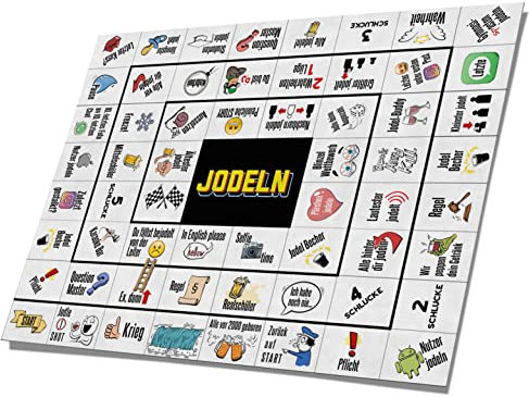 TIPSI Jodeln Trinkspiel Brettspiel - Das große Tisch Trinkspiel | Trink Brettspiel, Partyspiel, Saufspiel, |Alkohol Geschenke | Lustige Party Spiele für Erwachsene ab 18