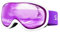 Supertrip Skibrille Herren Damen, Snowboardbrille für Brillenträger OTG Sphärisch Verspiegelt UV400-Schutz Antifog Kompatibler Helm Skibrillen Snowboard Brille für Skifahrer