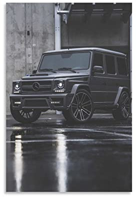 ASDSA Auto-Poster Mercedes Benz G Klasse Poster Dekorative Malerei Leinwand Wandkunst Wohnzimmer Poster Schlafzimmer Malerei 50 x 75 cm