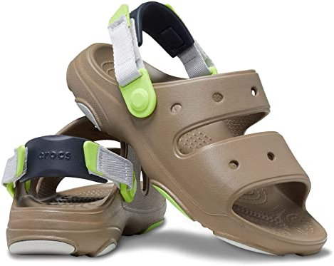 Crocs Unisex Kinder All Terrain Sandal K Sandalen, Khaki/Multi, 28/29 EU