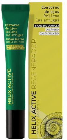 Harmonie Naturkosmetik - Helix Active Augenkontur - Faltenfüller - Mit Bio Schneckenschleim - Mit Kollagen und Ringelblume BIO - 15 ml