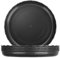 Chuboir 5 Pack Plant Pot Saucers 30cm, Durable Thicker Plastic Plant Saucer, Round Flower Plant Pot Drip Trays for Indoor Outdoor Garden (30cm / 11.8 inch, Black)