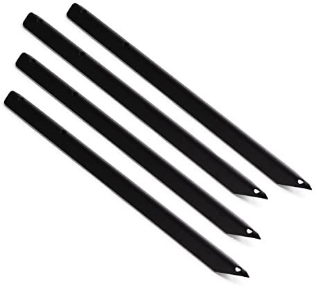 SleeperFit 4 Pack Straight Border Log Roll Pins for Railway Sleepers - Garden Edging Border Pin Stake for Driveway, Garden Pathway, Planters Wooden Sleeper Joints