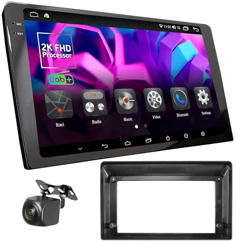 UGAR Android 15 Autoradio kompatibel für Nissan Pathfinder (R51) 2007-2012 9 Zoll Touchscreen-Radio mit kabellosem CarPlay & Android Auto, 8GB+128GB, Bluetooth, WLAN, DSP, DAB+, GPS-Navigation
