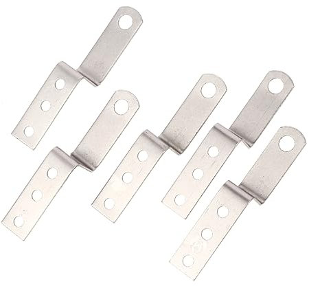 10St Eckcode bilder regal bildregal silve Tischständer Fotoständer Staffelei tischdeckenklammern Bildaufhänger Set zum Aufhängen von Bildern Eisen Suite Schrankschloss Halterung