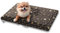 FDM Puddy Hundebett Grosse Hunde 130x70 cm Wasserdicht rutschfest Hundekissen Polyurethanschaum mit Memory-Effekt Abnehmbarer Bezug Waschbar Braun/Gold