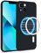 MyGadget Cover [ MagSafe ] per Apple iPhone 13 - Custodia in Silicone Morbido a Doppio Strato – Case con Protezione Fotocamera & Fodera Interna Antigraffio - Nero