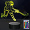 Jinson well 3D Eishockey Spieler Nachtlicht led licht Lampe optische Nacht licht Illusion 16 Farbwechsel Tisch Schreibtisch Dekoration Lampen mit Acryl Flat ABS Base USB Spielzeug