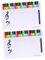 Parliky 6 Stk Schultafel magnetisches whiteboard magnetic whiteboard Musik-Whiteboard Magnetische Schreibtafel Musiknoten-Whiteboard Whiteboard magnetisch doppelseitiges Whiteboard Weiß
