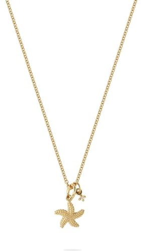 Guido Maria Kretschmer Damen-Kette 925er Silber 1 Diamant One Size, Gold 32026832