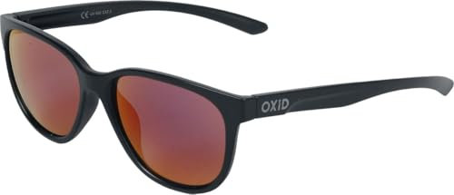 OXID 2051 Unisex Sonnenbrille schwarz/rot Polycarbonat Casual Wear, Festival