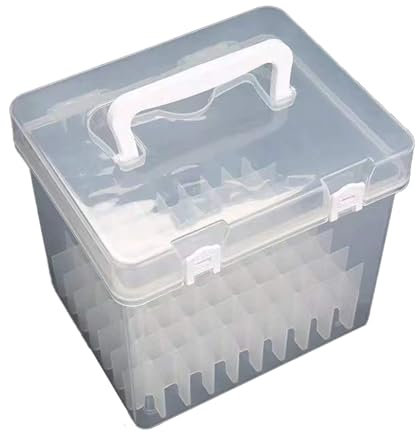 IOIUSKKU Marker Storage Organiser With Drawers And 120 Pen Slots For Metallic Paint ABS Large Marker Organizer Case For Markers, 80 color