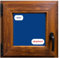 Ventana PVC Reforzada Roble Dorado | Cristal Climalit Mate | Perfil Aluplast | Entrega 24/48h (500x500 Izquierda Mate)