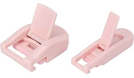Wakects Mini Lash Curler, Tragbar und Leicht, Einfach zu Bedienen für Einen Verbesserten 3D -Effekt, mit Austauschbarem Silikonstreifen, Sanft für Empfindliche Bereiche (Rosenate)