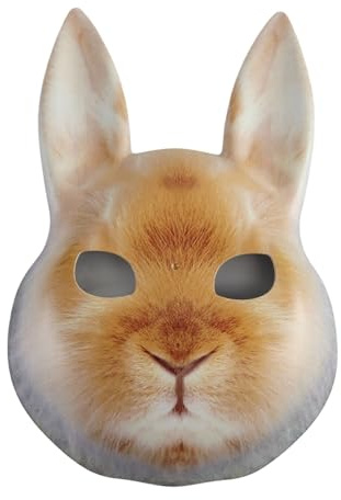 TBloevwlh Falten Katzen Maske Halloween Cosplay Mann Karneval Latex Für Horn Fasching Horror Atmungsaktive Festa Braun Gesichtsmaske Unisex Alte Gruselige Pferd Realistische Gruseliger Und