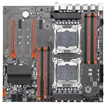 Kit Carte mère Gaming Double processeur X99 avec Xeon E5 2680 V3 et 4 x 8 Go de mémoire DDR4, Socket LGA 2011-3, M.2 NVMe PCIEx16 for Ordinateur de Bureau(Motherboard+CPU+RAM)