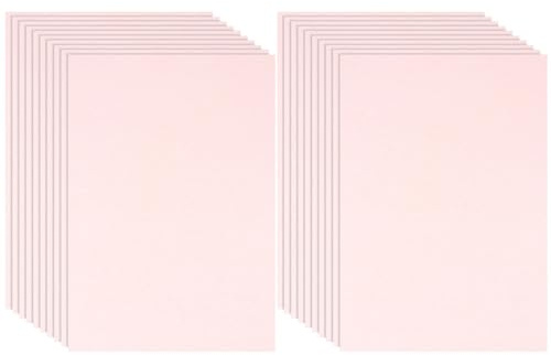 VILLCASE 30Pcs A4 Sublimation Transfer Paper Sheets Heat Transfer Paper for T-Shirts Fast Drying Pink Heat Suitable for Press Printing