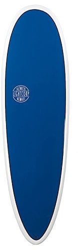 LIGHT BOARD CORP Minilog Blue-Epoxy-US+Future Surfboard, 6'8